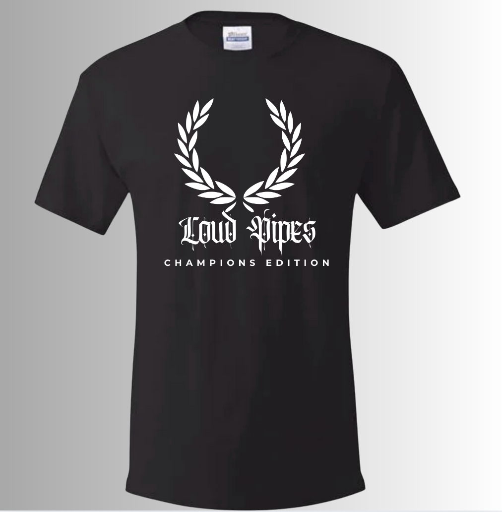 Loud Pipes Champion Edition Tee - white