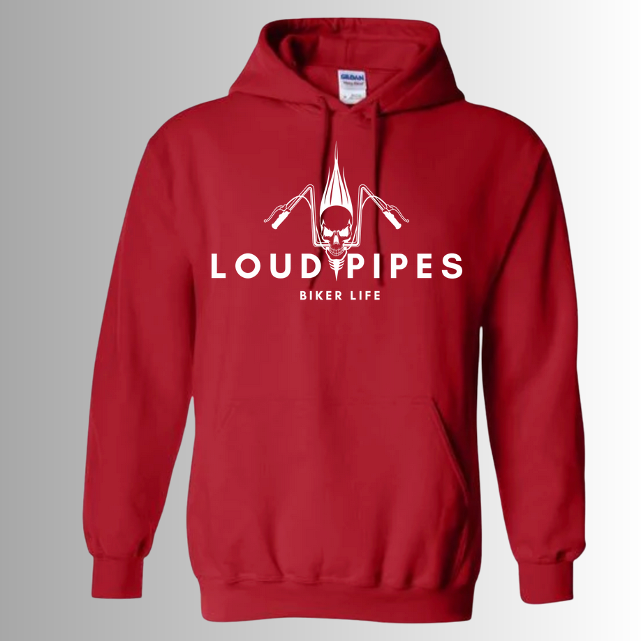 Loud Pipes OG Lifestyle Hoodie - cherry red