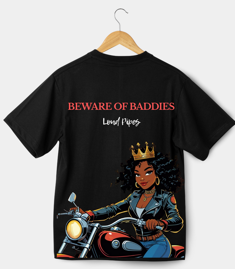 Beware of Baddie - gold crown