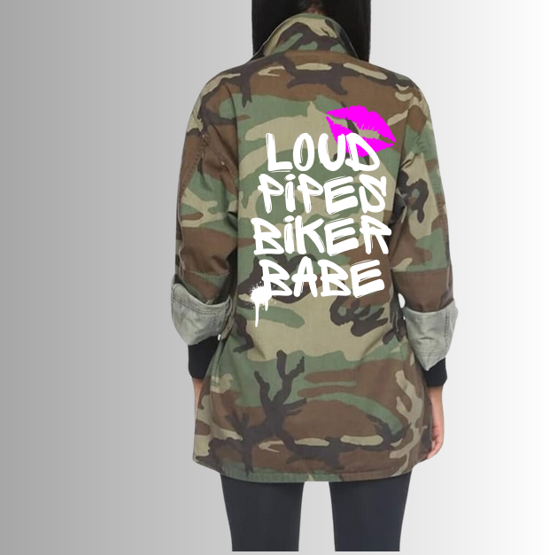 Biker Babes Camouflage Jacket
