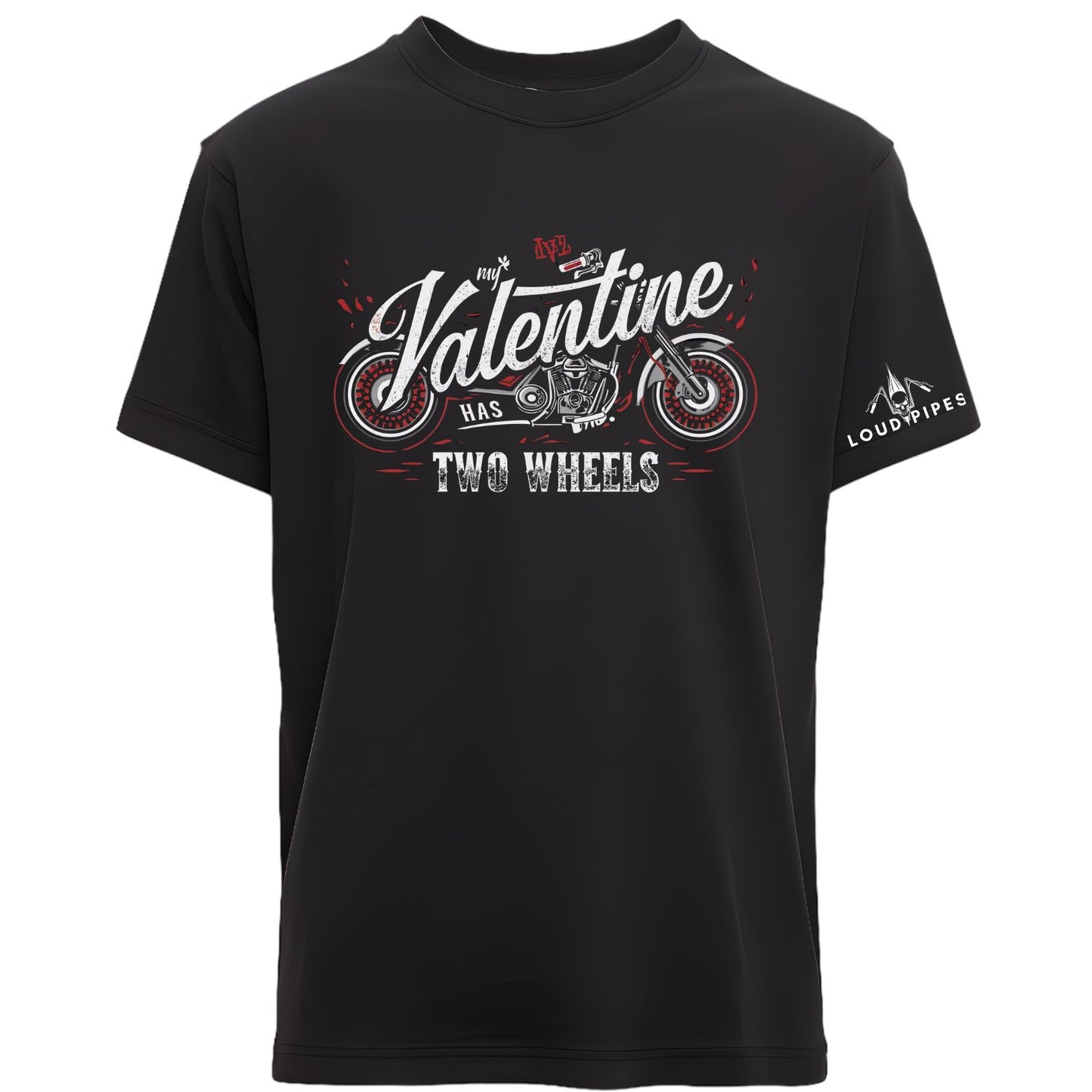 My Two Wheel Valentine tee
