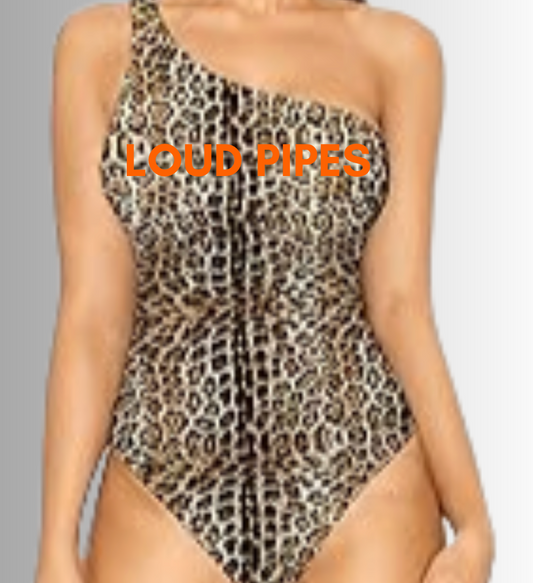 Loud Pipes Leopard Bodysuit