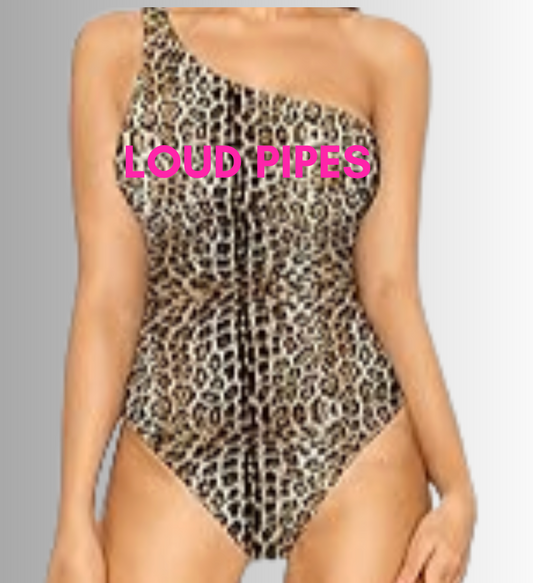 Loud Pipes Leopard Bodysuit - pink