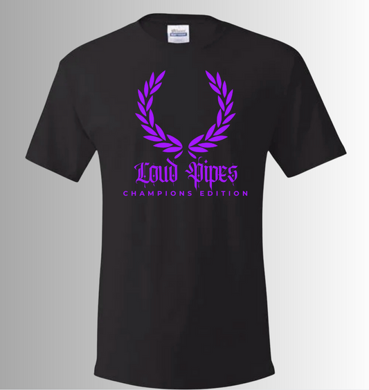 Loud Pipes Champion Edition tee - purple