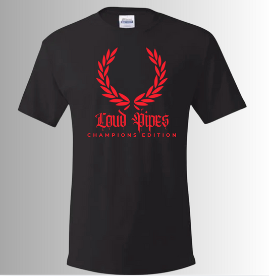 Loud Pipes Champion Edition tee - red