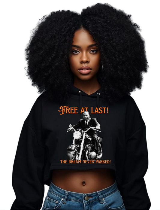 Free at Last Cropped Hoodie