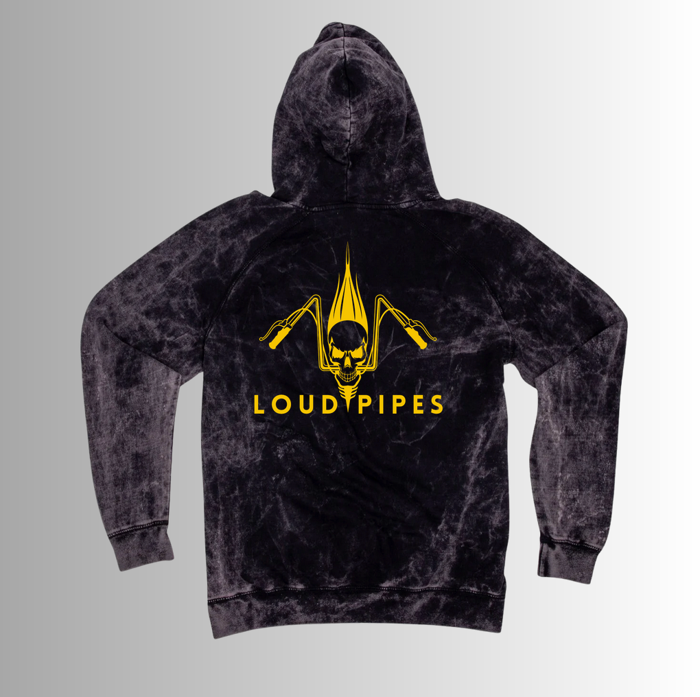 Splittin Lanes Vintage Hoodie - gold