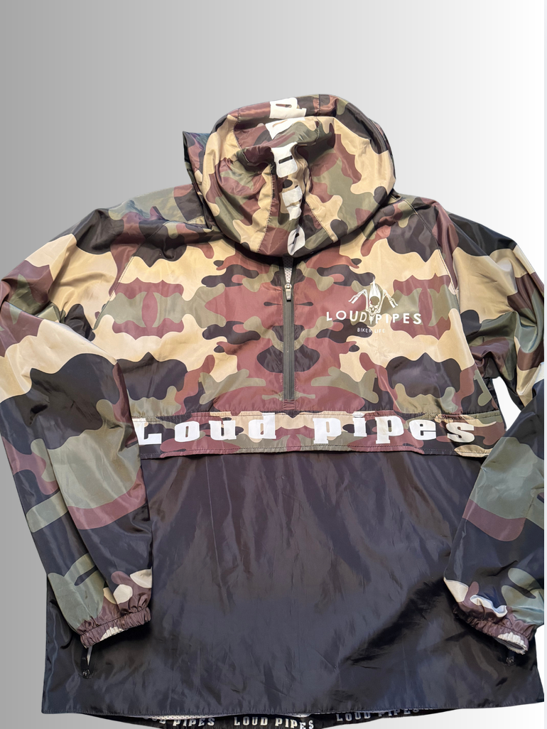 Concrete Rider Windbreaker -Camouflage / Black