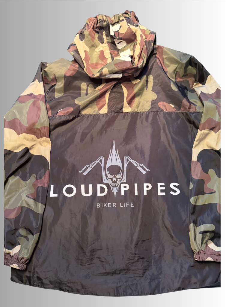 Concrete Rider Windbreaker -Camouflage / Black