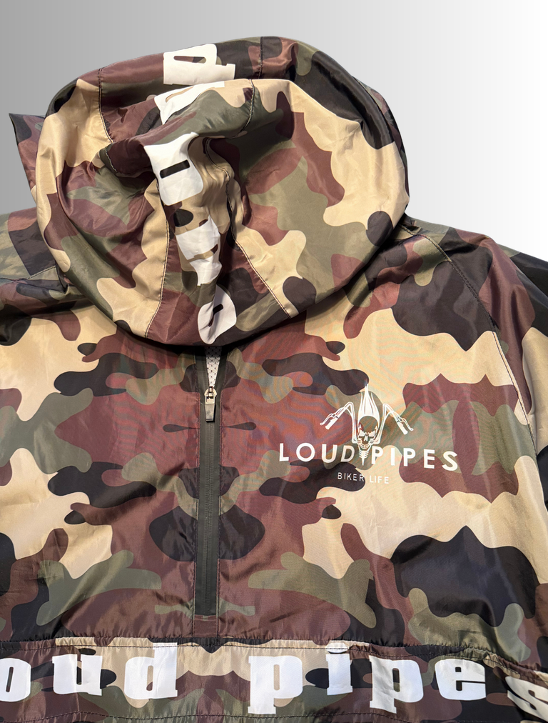 Concrete Rider Windbreaker -Camouflage / Black