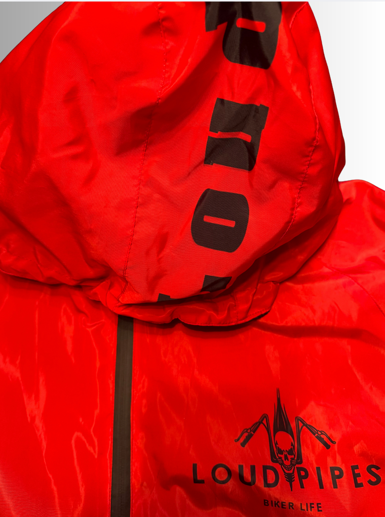 Concrete Rider Windbreaker - Red / Black
