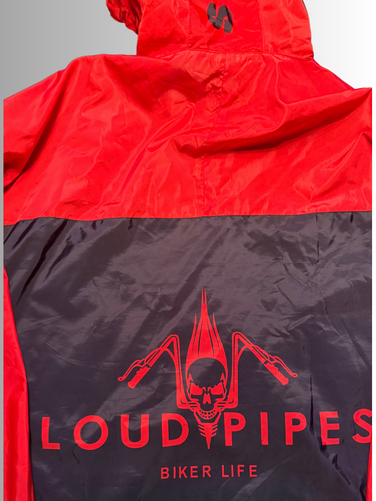 Concrete Rider Windbreaker - Red / Black