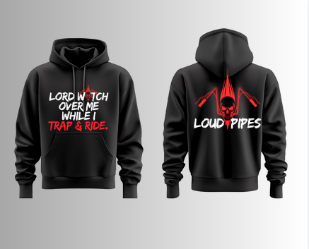 Lord Watch Over Me Trap & Ride Hoodie