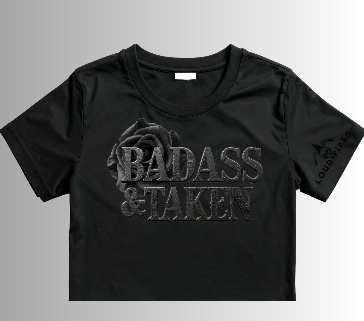 Badass & Taken Crop Top