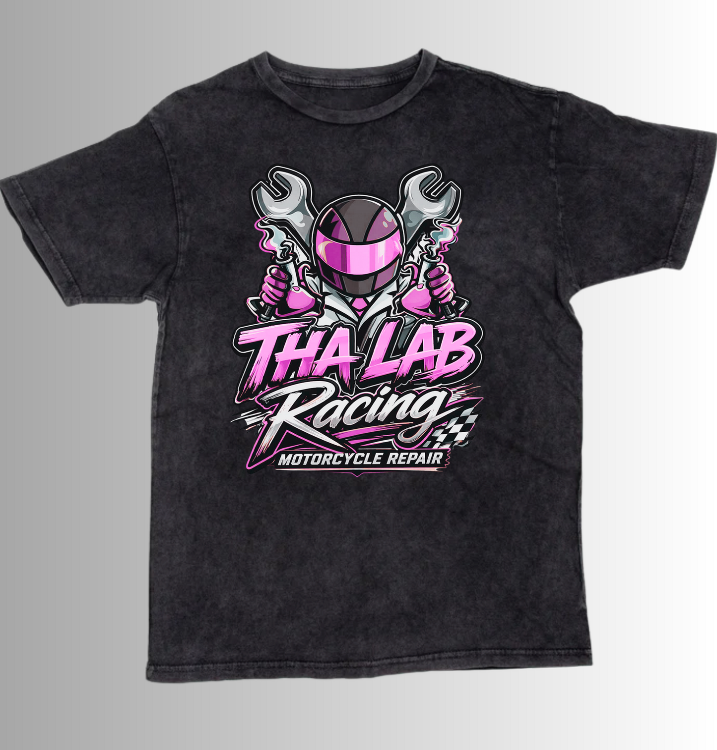 The Disrupt Tee- Hyper Pink   (Loud Pipes x Tha Lab)