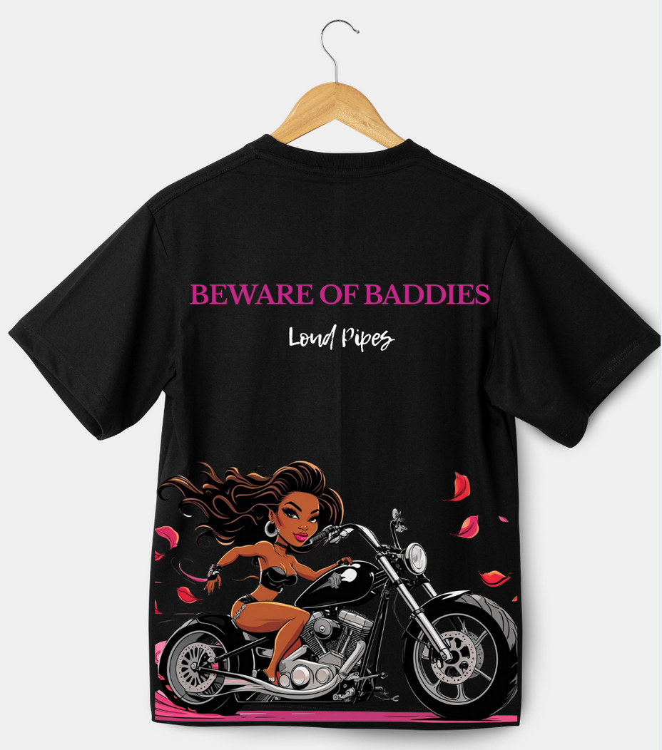 Beware of Baddie - black touring bike