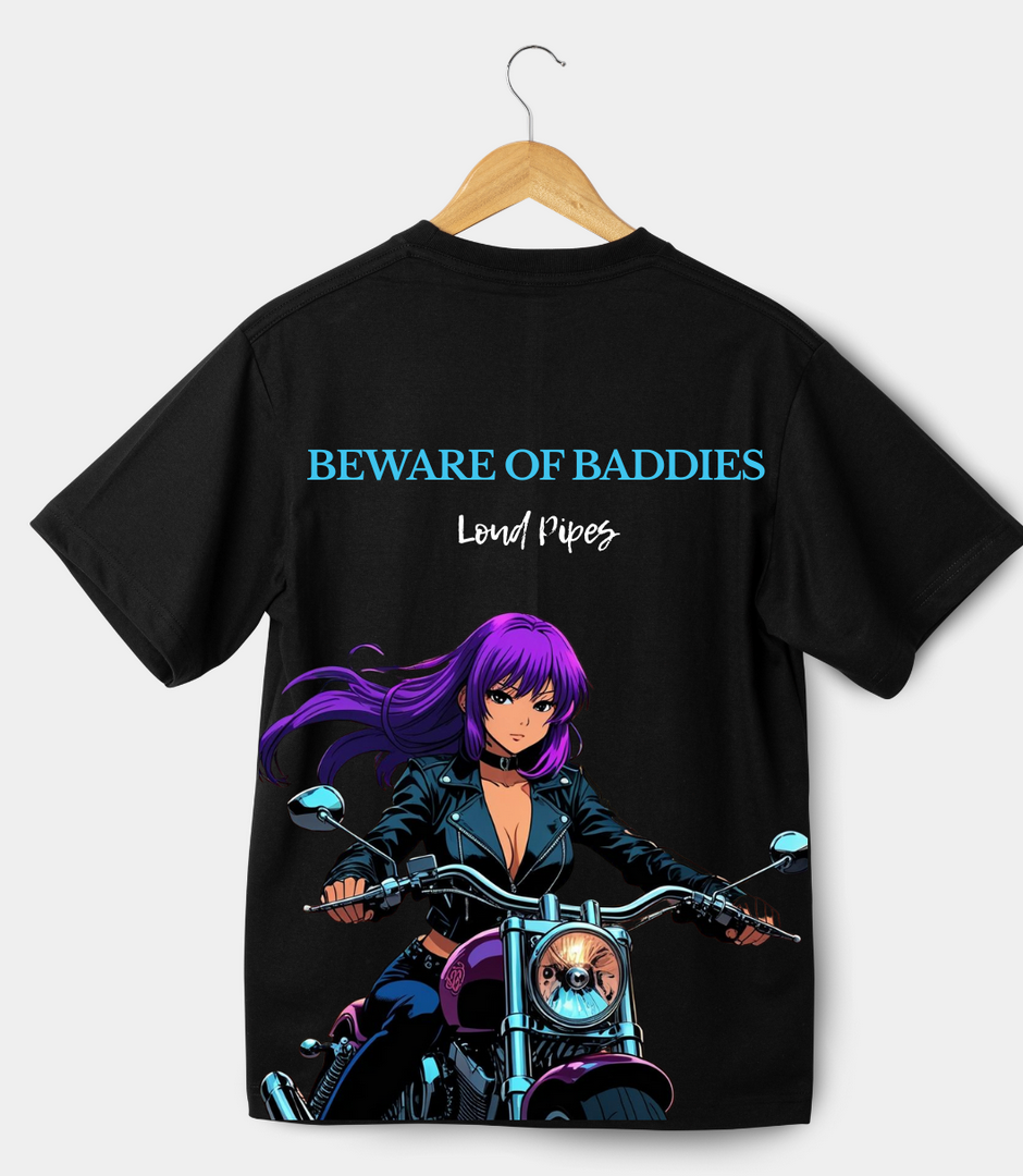 Beware of Baddie - purple / turquoise