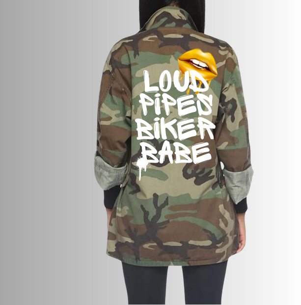 Biker Babes Camouflage Jacket