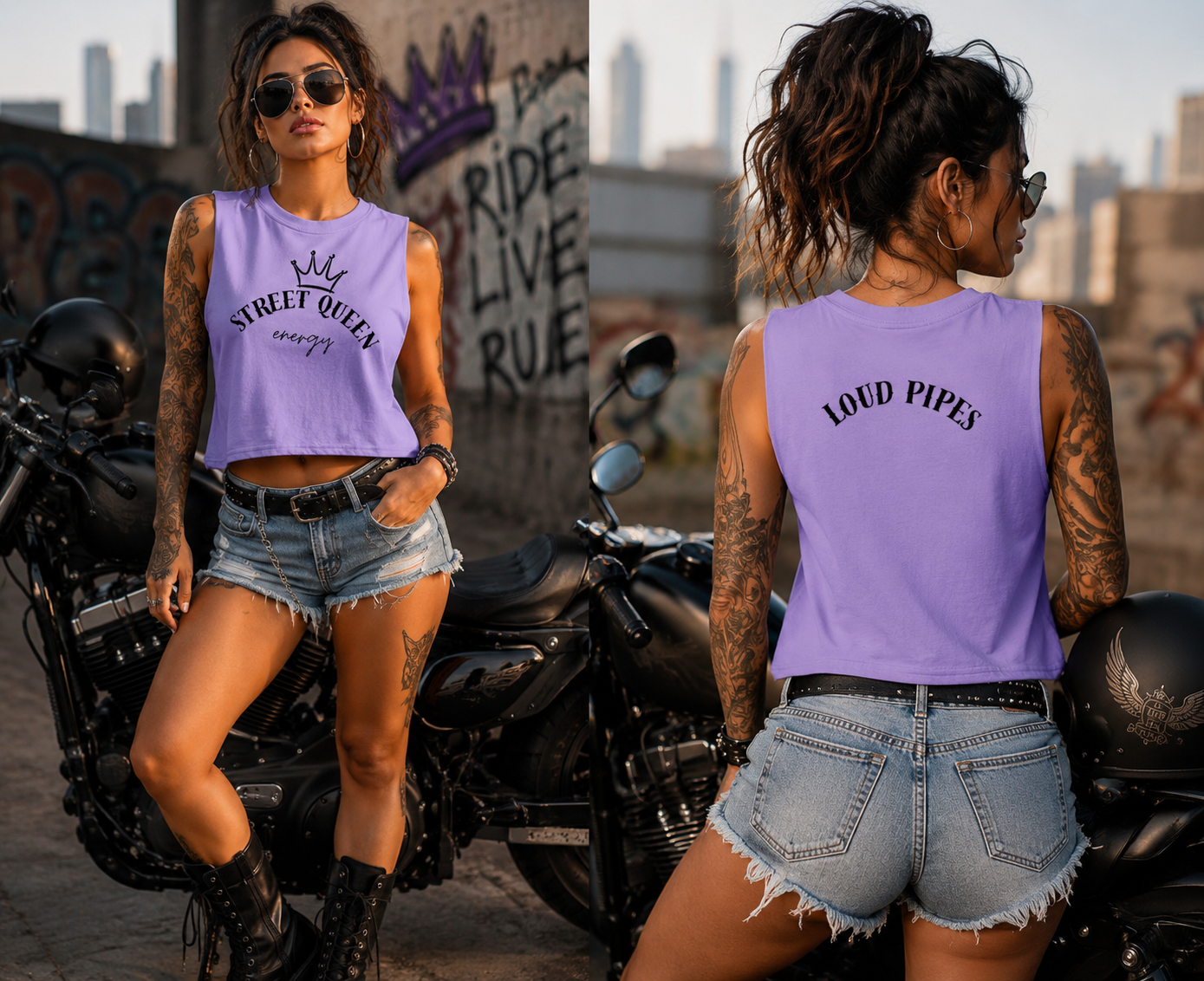Street Queen Energy muscle tee
