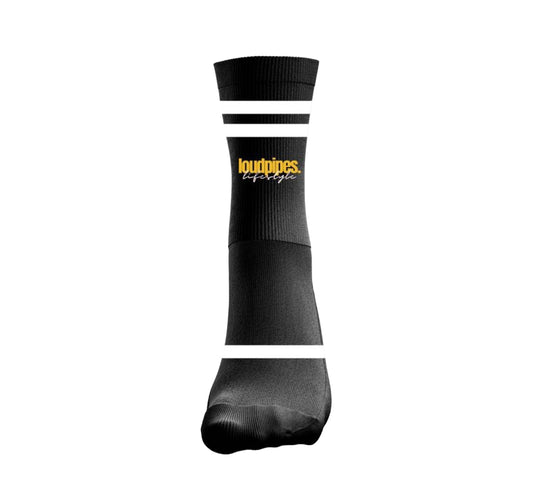 Loud Pipes Lifestyle Socks- Black