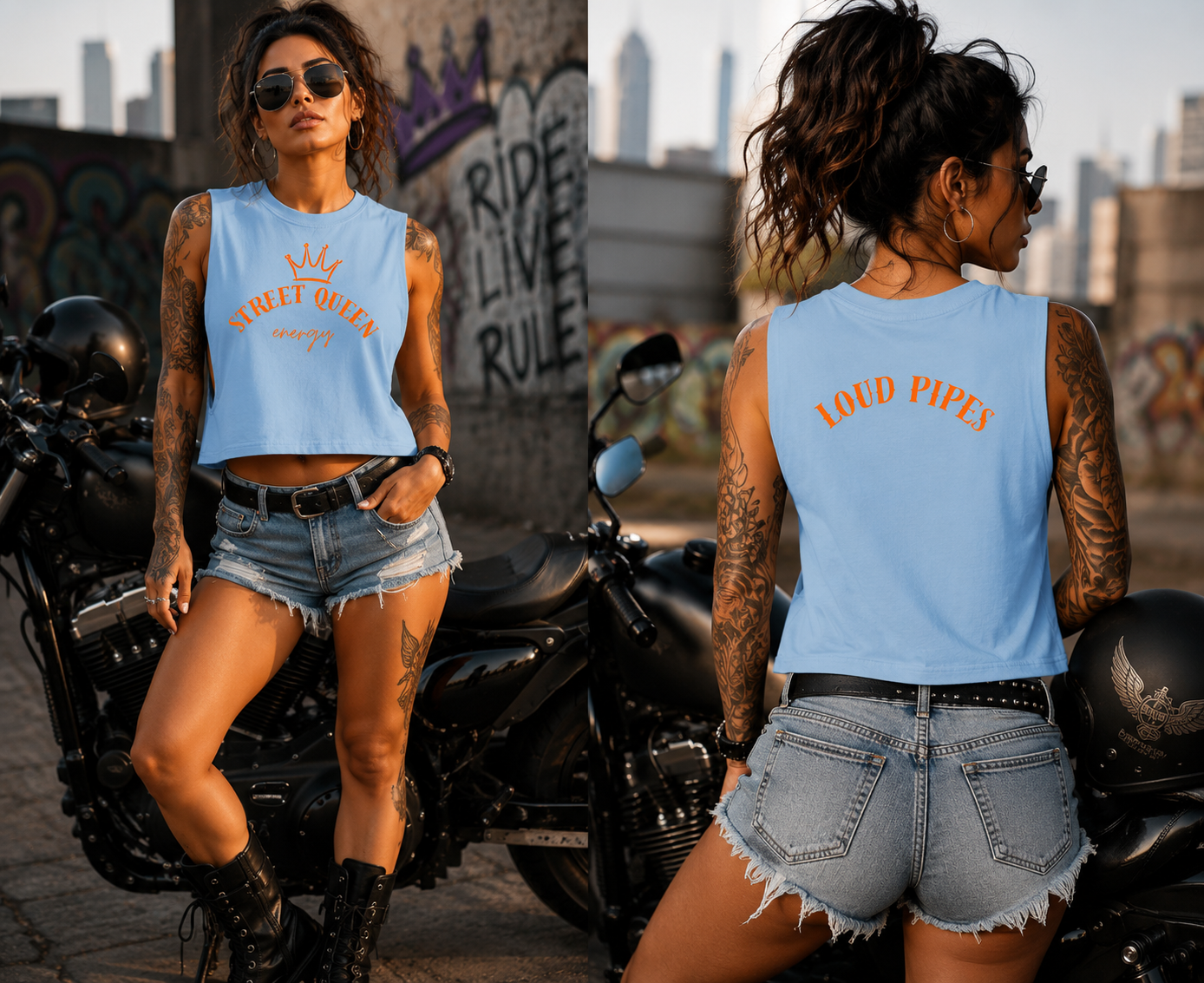 Street Queen Energy muscle tee