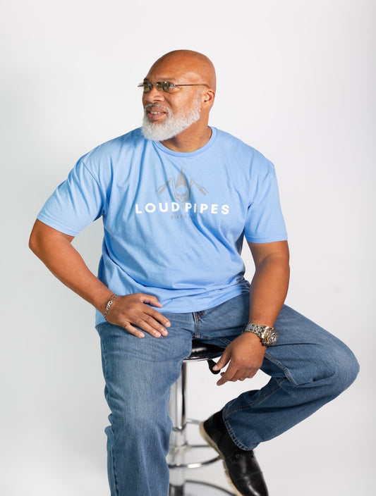 Loud Pipes Blue Sky Tee