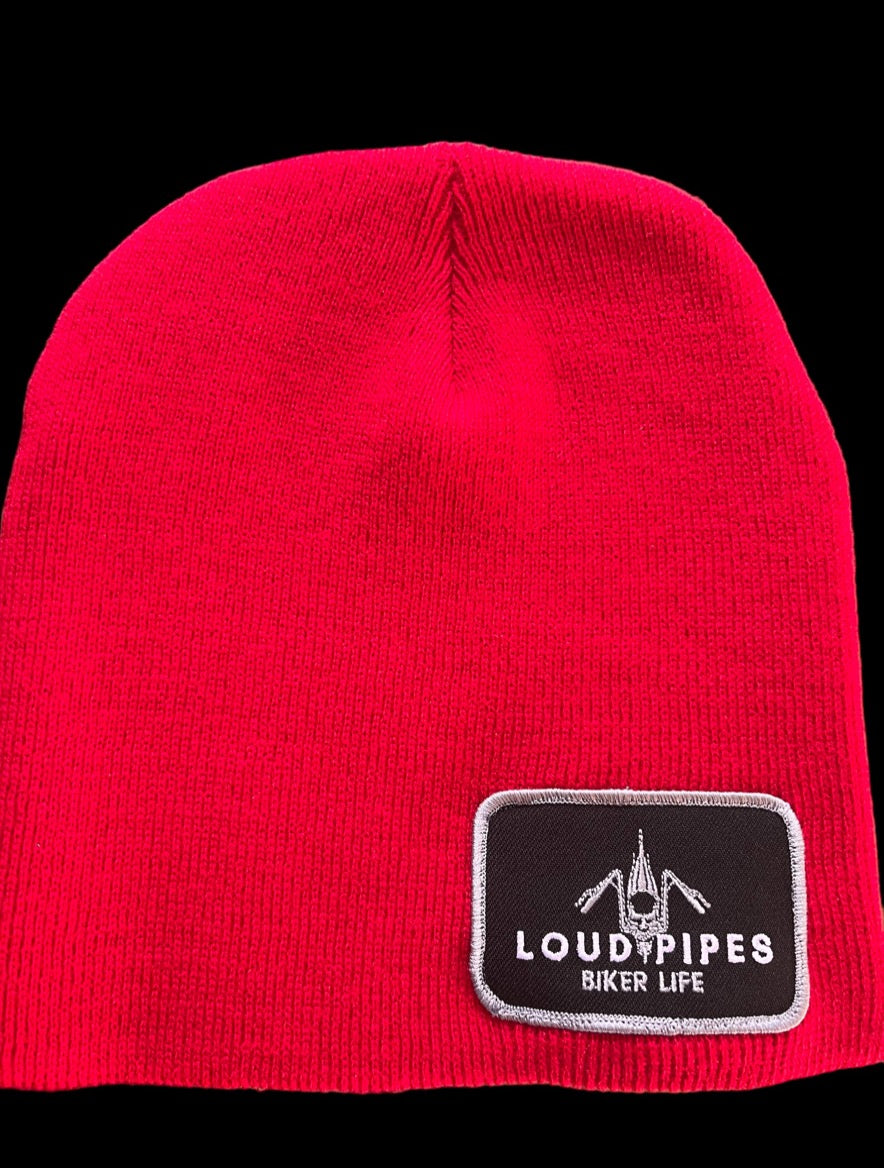 Loud Pipes Beanie- Red