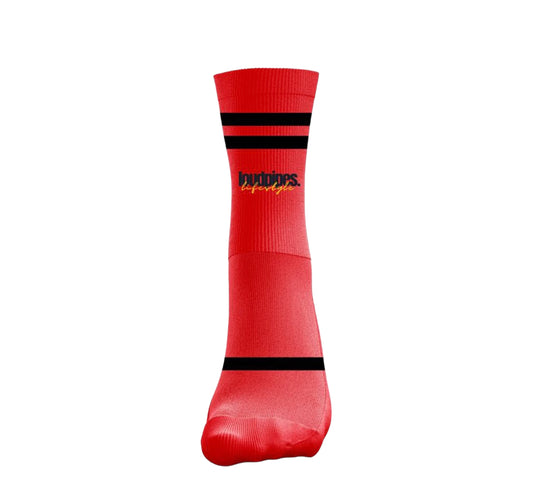 Loud Pipes Lifestyle Socks- Red