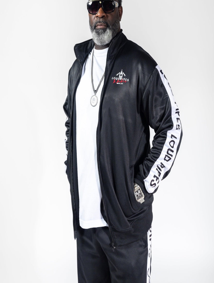 Loud Pipes and Babes OG Track Suit- Black