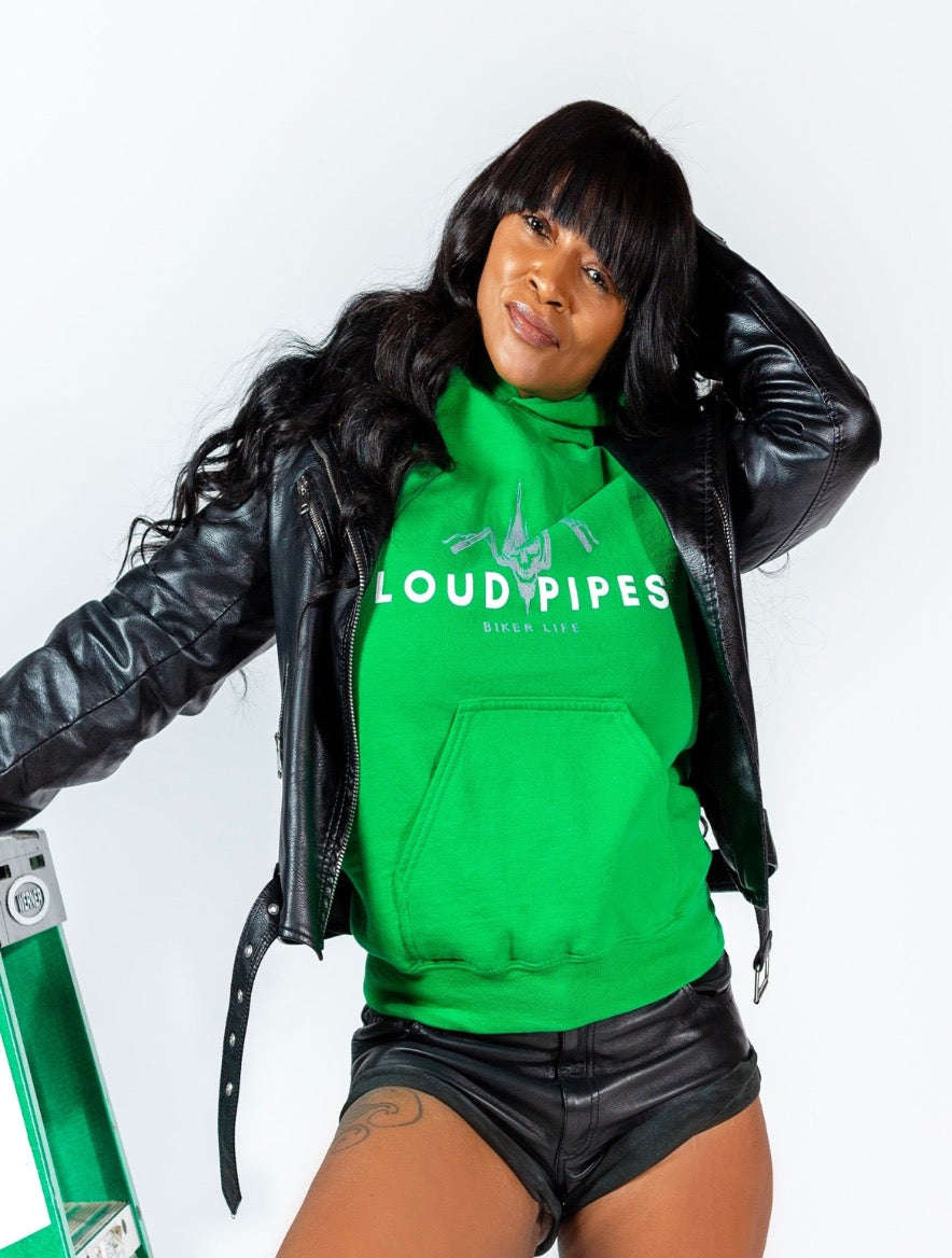 Loud Pipes Irish Green Staple Hoodie